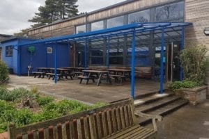 Shelter we installed at R A Butler Academy