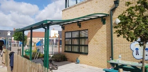 Canopy we designed for Roecroft Lower School