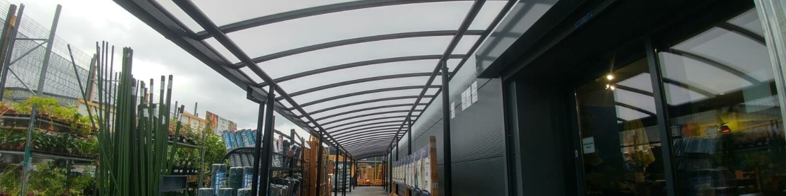 Taskers Home Store Covered Walkway