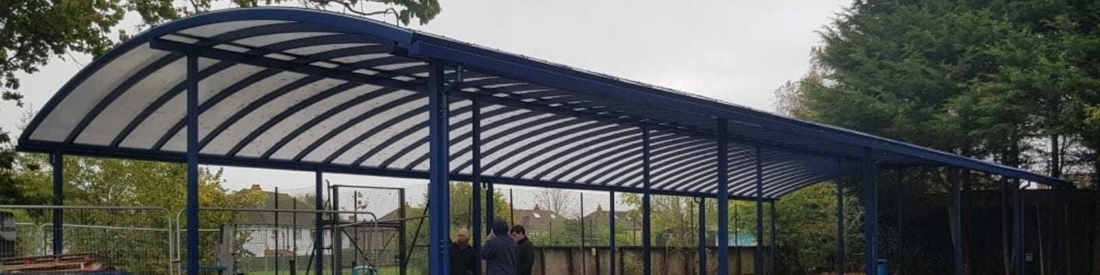 Warlingham School Curved Roof Shelter