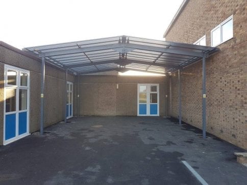 Biddulph High School Staffordshire Canopy