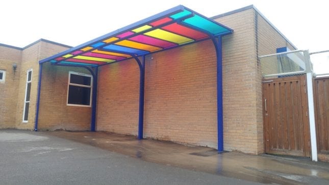 Billing Brook School Colourful Canopy