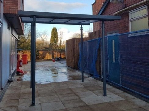 Canopy added to Ibstock Junior School