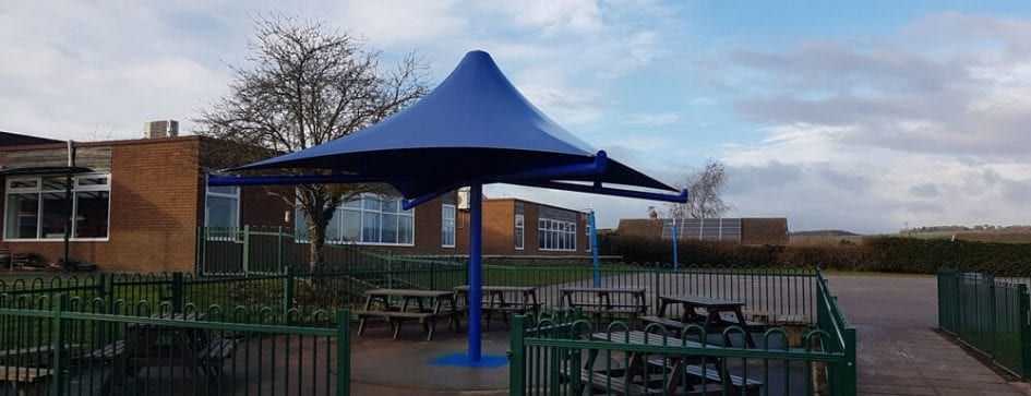 Ludlow Junior School Umbrella Canopy