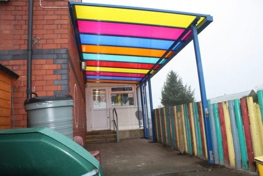 Maes y Llan Colourful Canopy