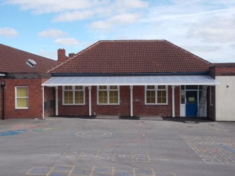 Canopy installed at Manor Primary School