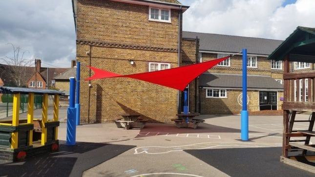 Old Oak Primary School Red Canopy