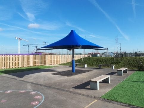 Riverside Bridge School Umbrella Canopy