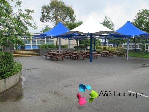 Selston High School Umbrella Canopies