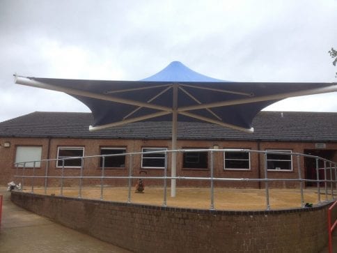 Sharnbrook Academy Umbrella Canopy