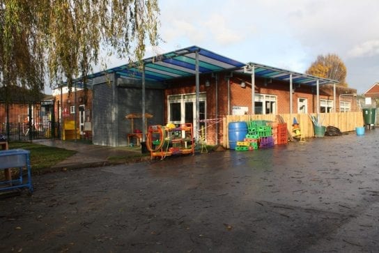 St Bedes RC Primary School Shelter