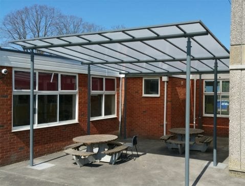 Shelter we added to St Crispins School