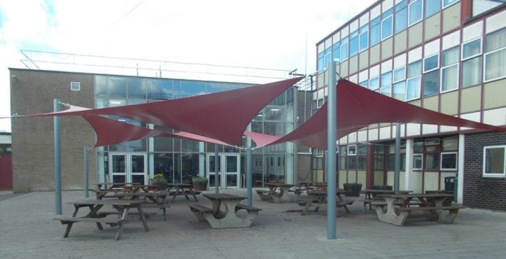 The Bulmershe School Shade Sails