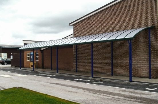 The Kings School Curved Roof Canopy