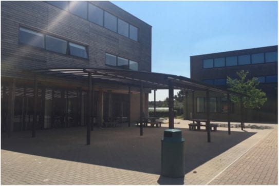 Waingels College Curved Roof Shelter