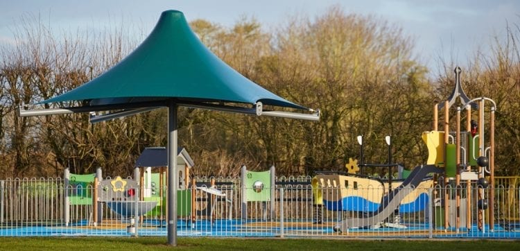 Ashcott Playing Fields Green Canopy