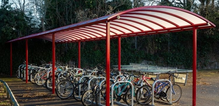 Myton School Cycle Shelter