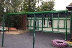 Shelter designed for Burntstump Seely Academy