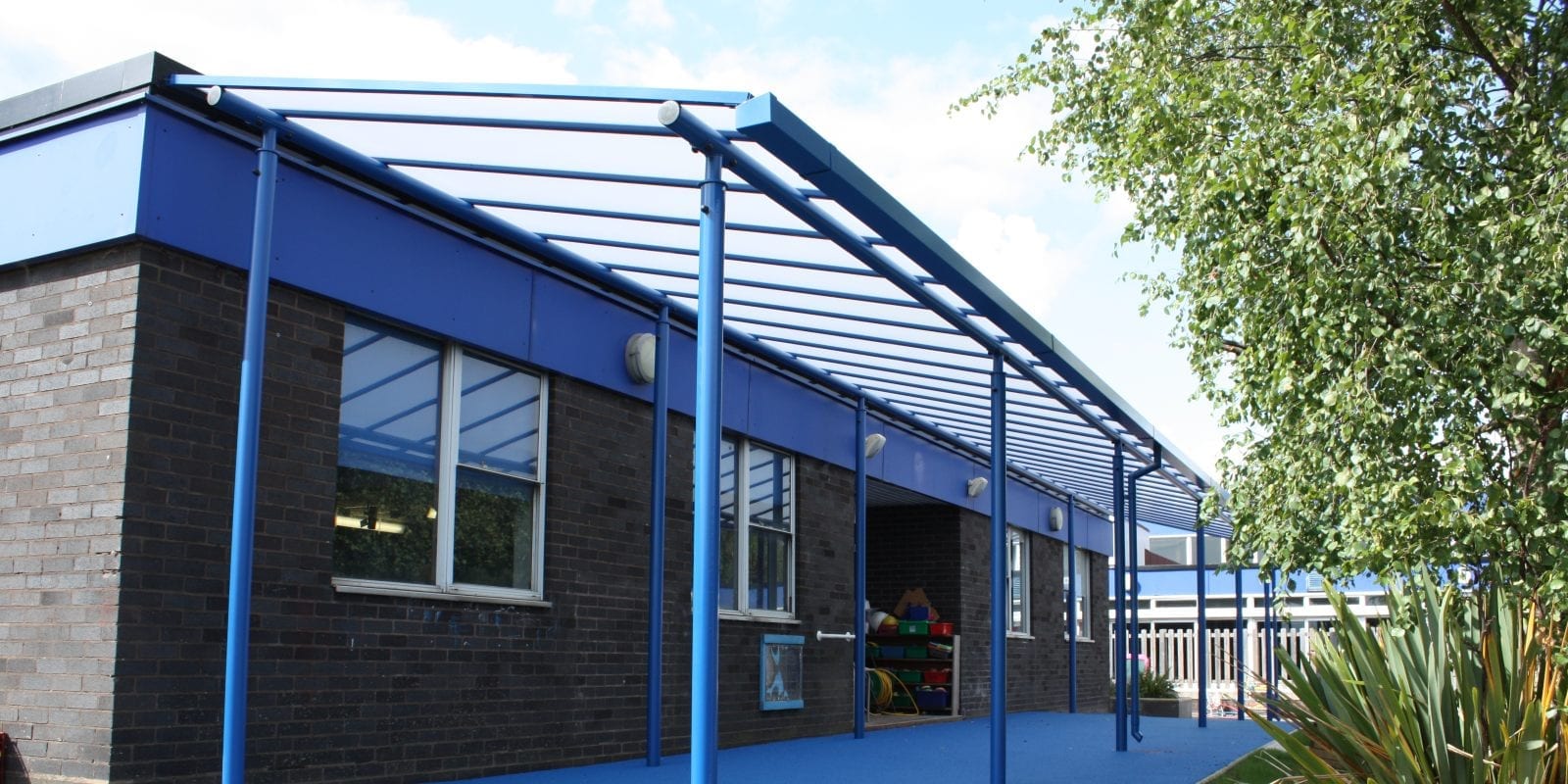 Captain Webb Primary School Shelter