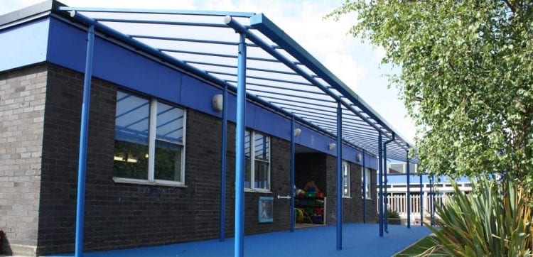 Captain Webb Primary School Shelter