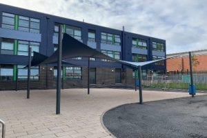 Sail we installed at Carisbrooke College