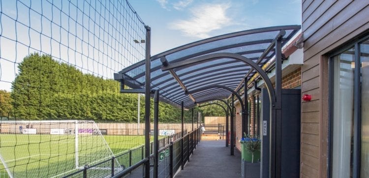 Horsham Football Club Cantilever Canopy