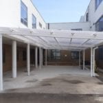 Shelter we fitted at Seahaven Academy