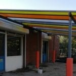 Canopy we fitted at Wyndcliffe Primary School