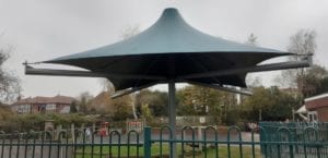Canopy we designed for Ashby Hill Top Primary School