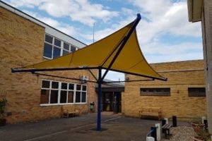 Shade installed at City College Peterborough