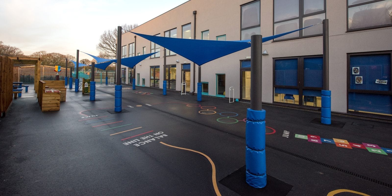 Glenwood School Blue Sail