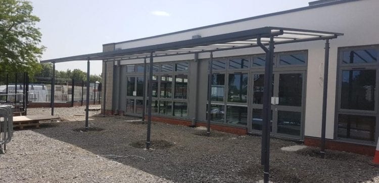 Gwersyllt CP School Shelter Shelter we designed for Gwersyllt CP School