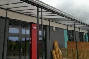 Shelter we designed for Morpeth First School