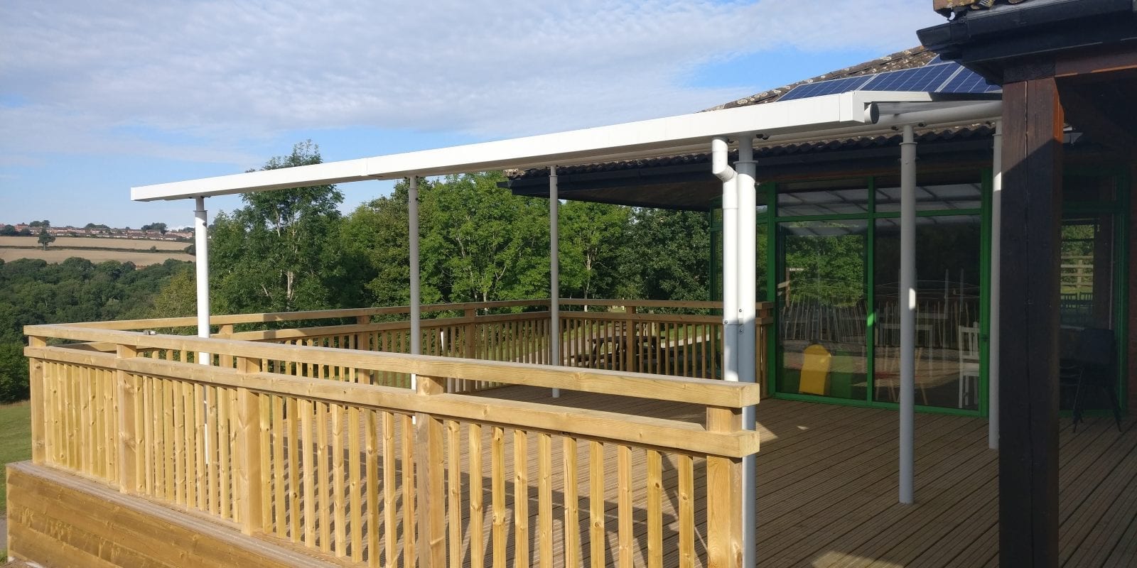 Severn Valley Visitors Centre Seating Area Canopy