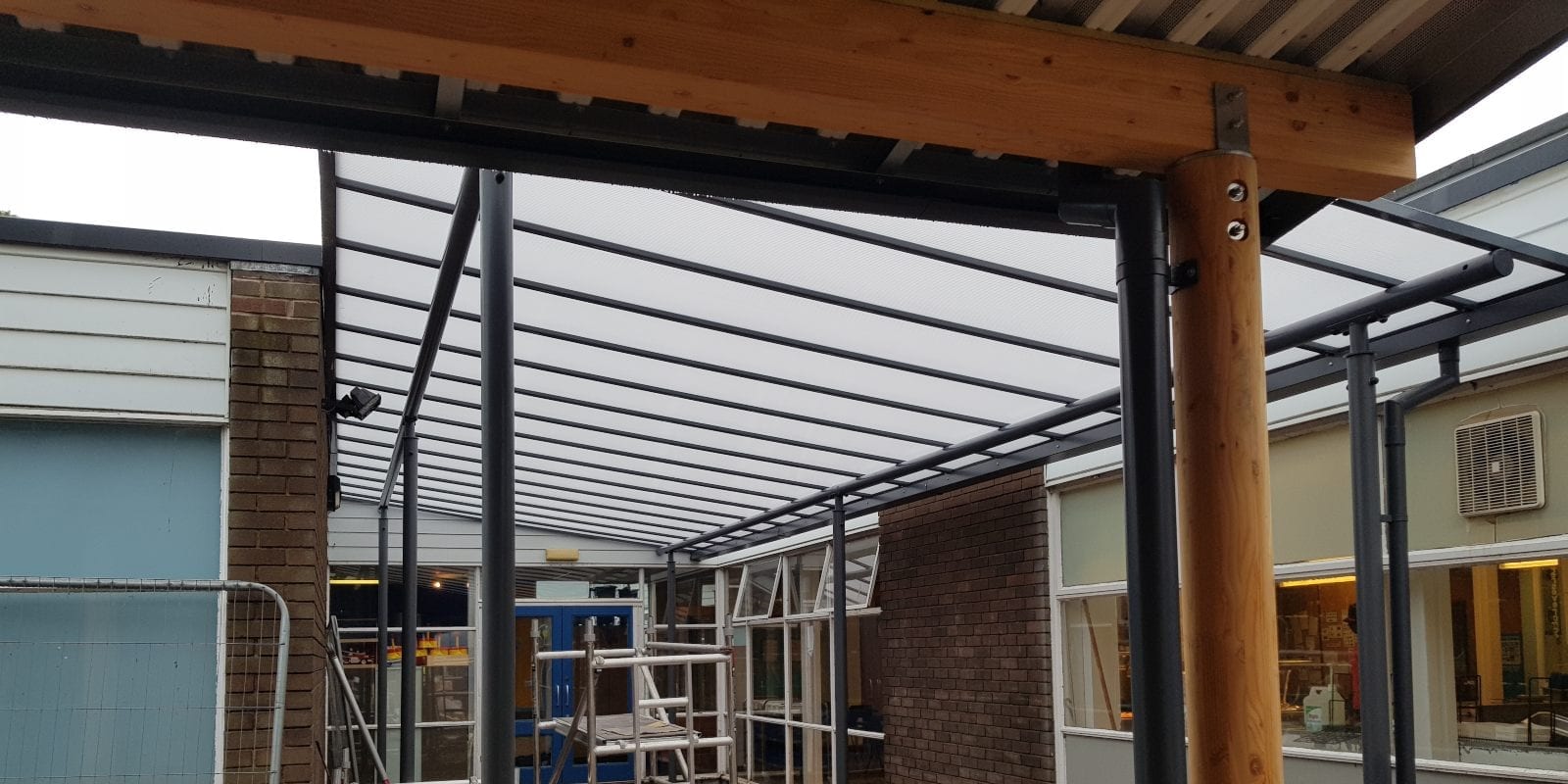 Shelter we fitted at St Andrews CE Primary School