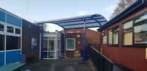 Canopy we installed at St Georges Junior School