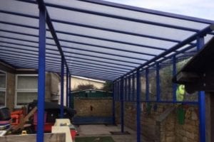 Shelter we installed at St Mary's Catholic Primary School