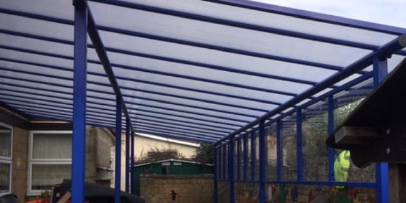 Shelter we designed for St Mary's Catholic Primary School