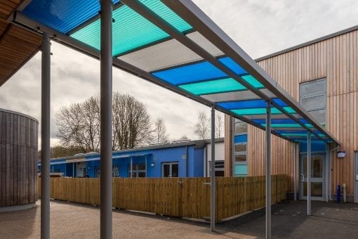 Shelter designed for St Nicholas Primary School