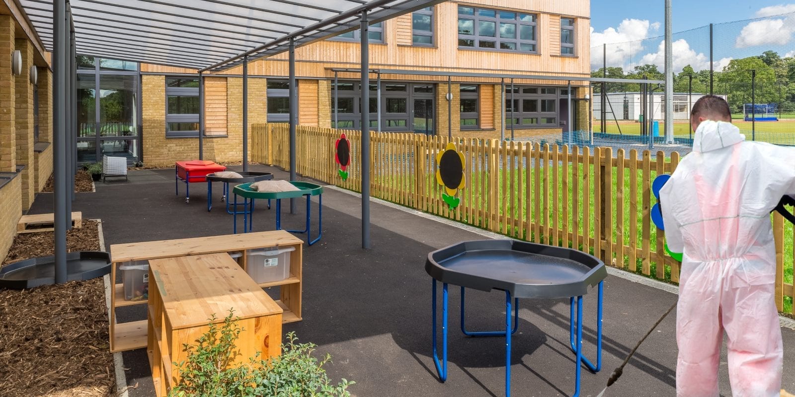 Cleaning Simon Balle All Through School Canopy