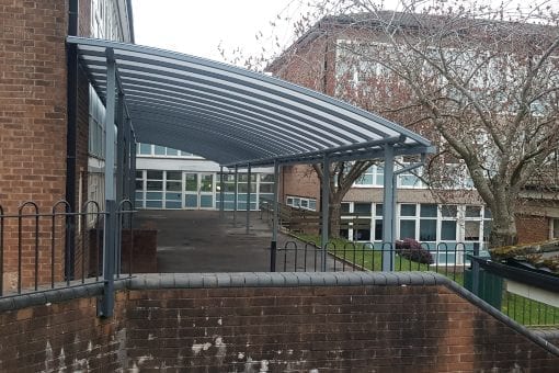 Canopy we installed at Dowdales Primary School