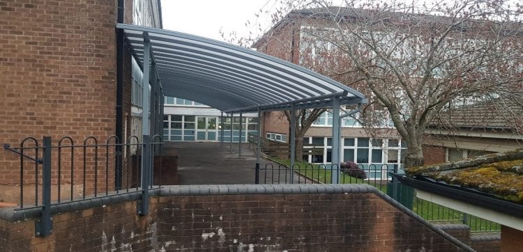 Canopy we made for Dowdales School