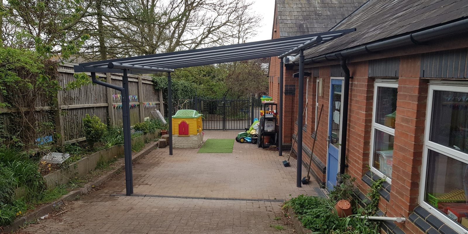 Play area shelter we designed for Kilby Pre School