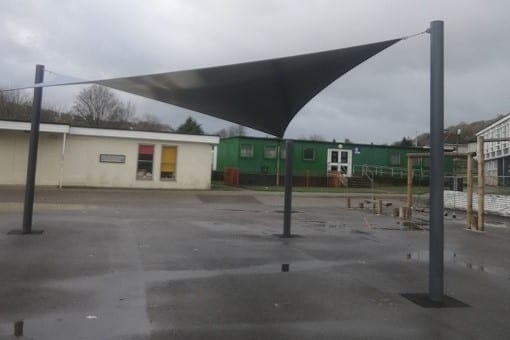 Shade sail designed for Somerton Primary School