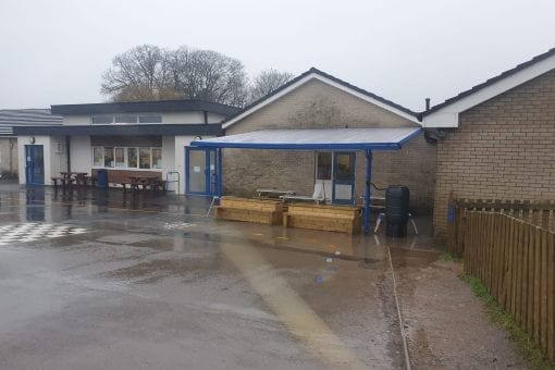 Shelter we installed at St Marks C of E School