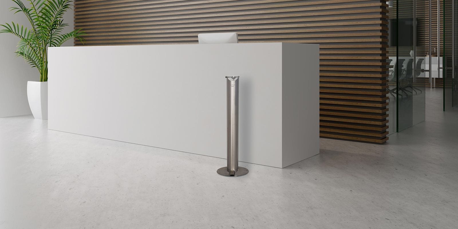 Hand Sanitiser Dispenser Reception