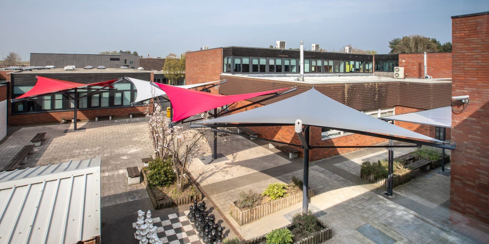 Alderlsey School Shade Sails