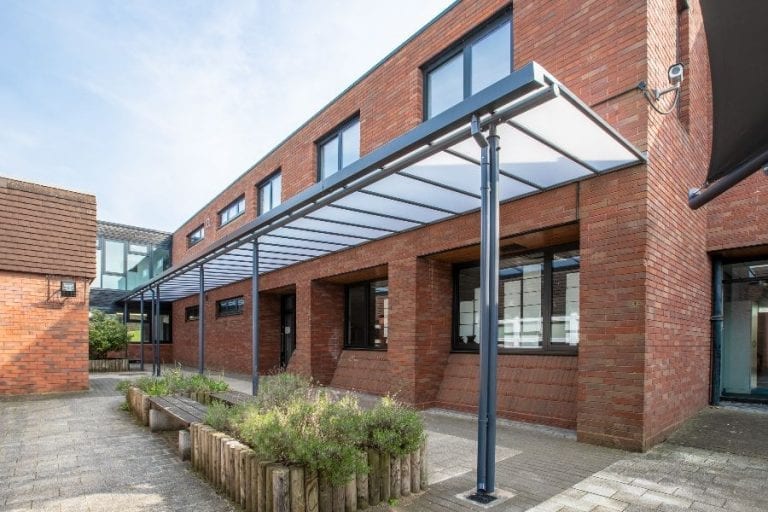 Shelter we designed for Aldersley High School