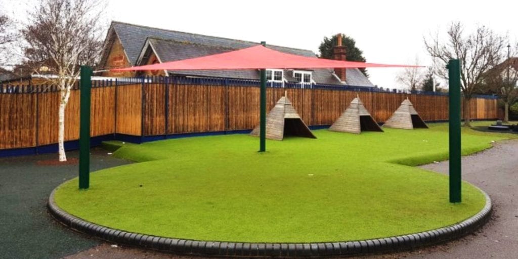 Canopy we installed at Bedfont Primary School