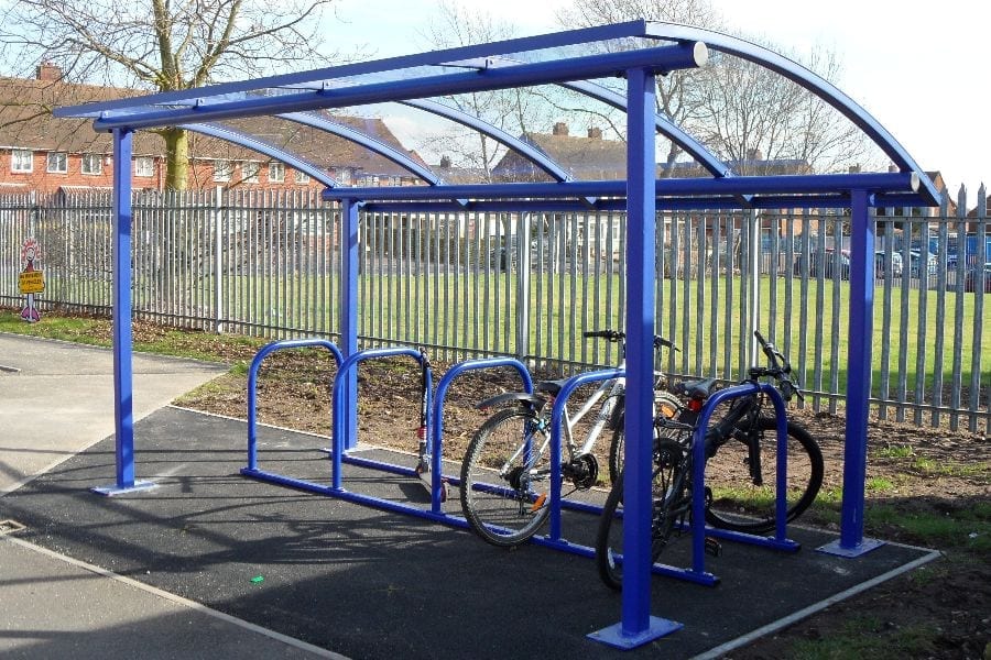 Blue Cycle Shelter